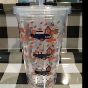 Fall Themed Tumbler Truck of Pumpkins